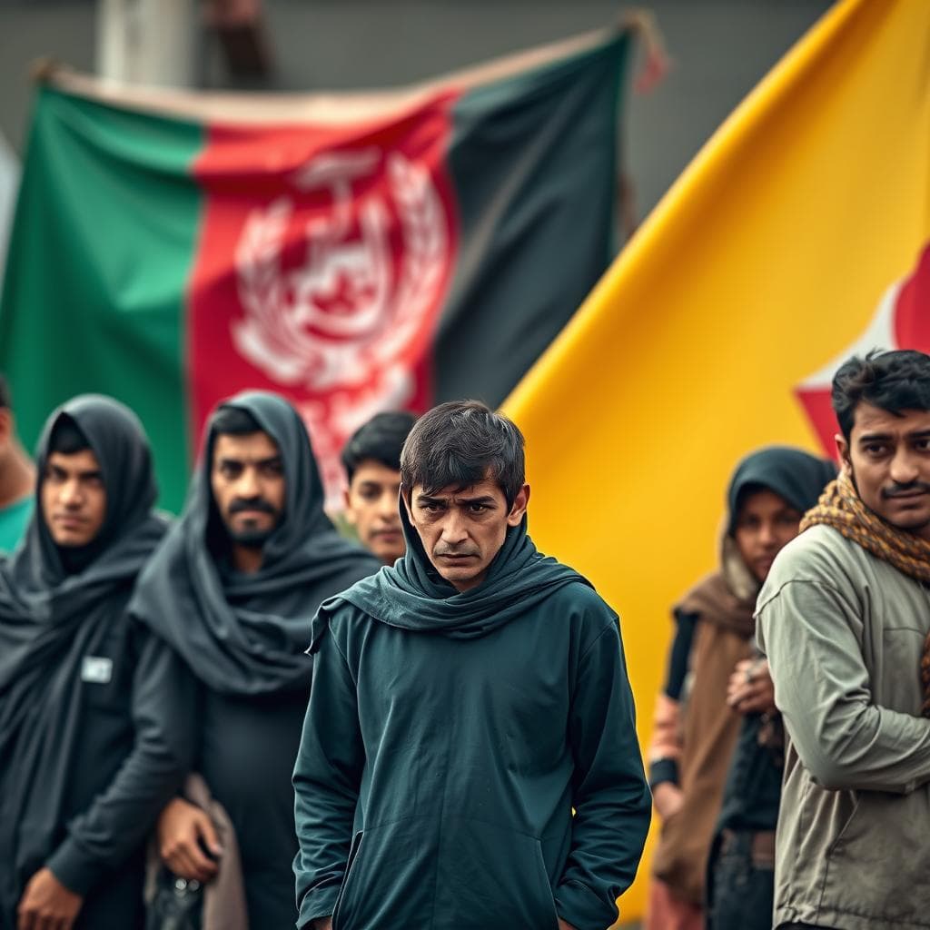 아프가니스탄 지원자들, 콩고 이주 또는 탈반 체제 하에서 생활 선택 앞두고