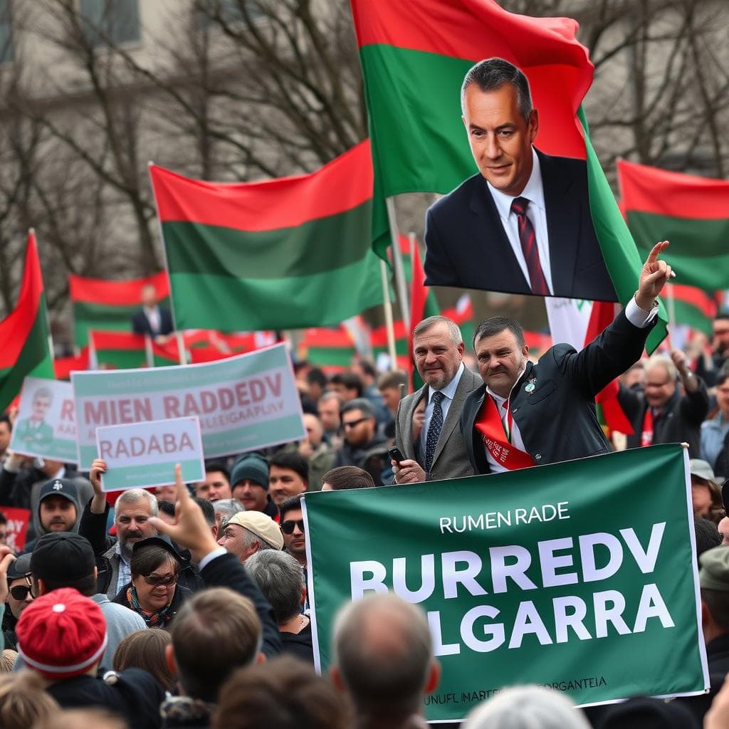 불가리아 총선, 루멘 라데프의 진보 불가리아 당 45% 득표로 선전