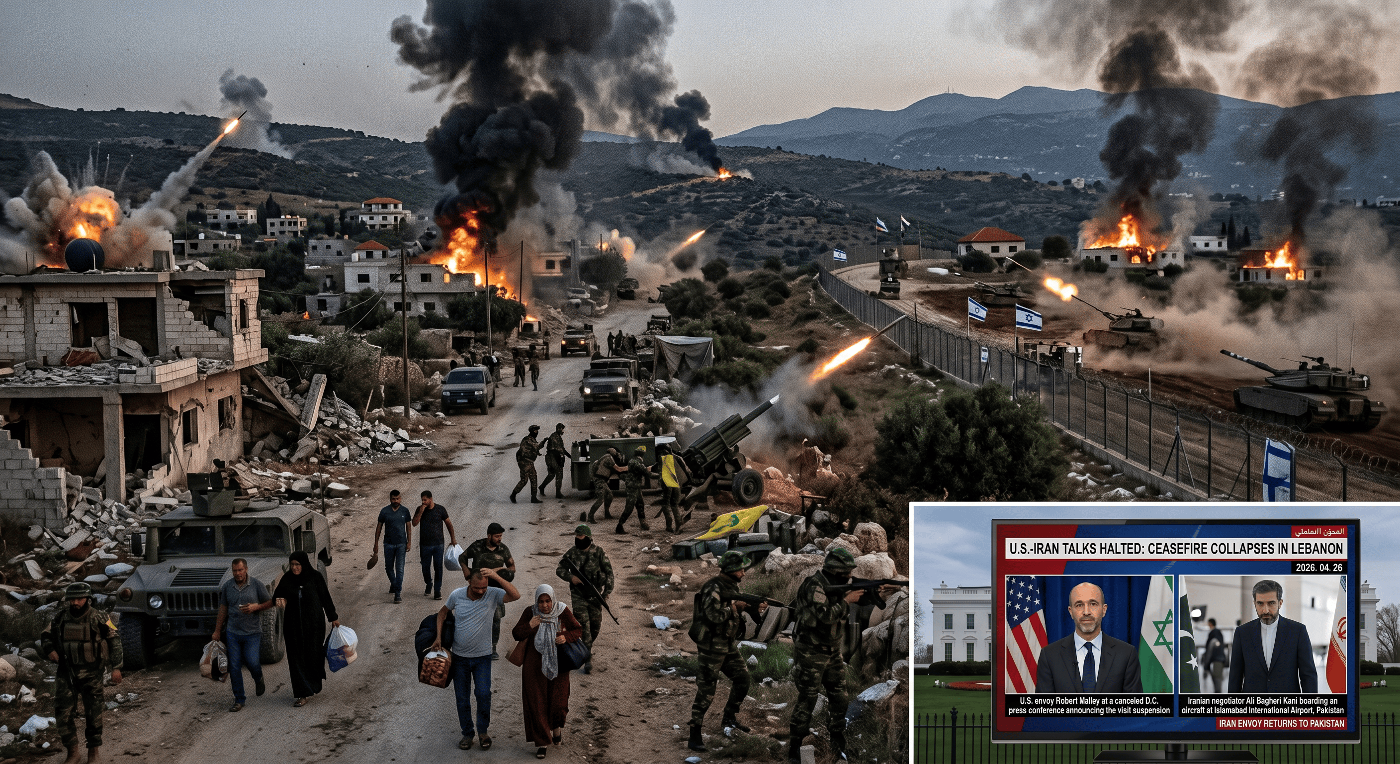 레바논과 이란, 휴전 위태로워…미-이란 간 전쟁 종식 협상 중단
