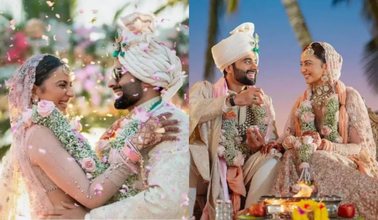 Rakul-Jackky Wedding : सात जन्मों के लिए एक हुए रकुल प्रीत सिंह और जैकी भगनानी, शादी की पहली तस्वीर आई सामने